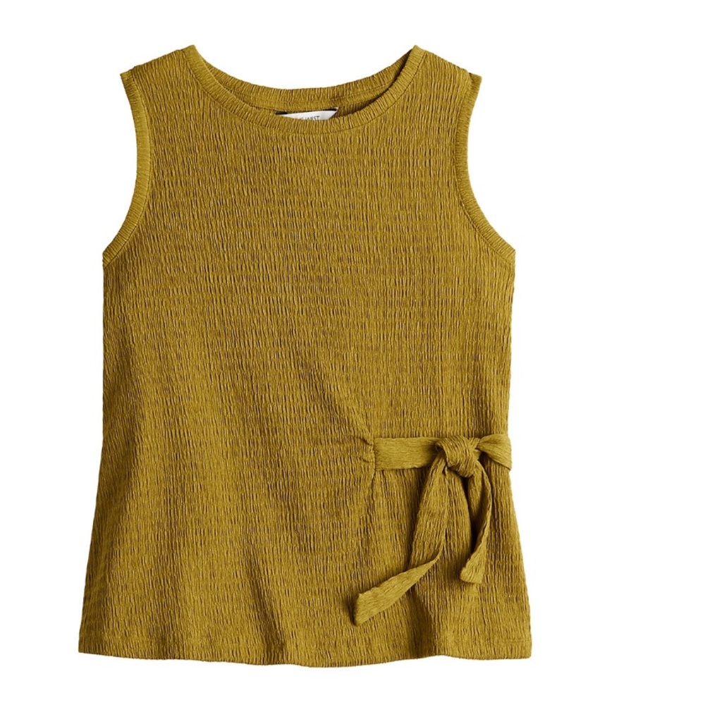 👚Side Tie Knit Tank